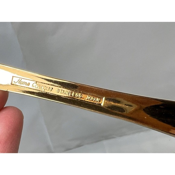 Vtg MCM GOLDEN CANNES HOME CONCEPTS 4-PIECE GOLD-ELECTROPLATE HOSTESS SET Japan‎ - Picture 9 of 9